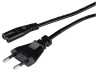 Кабель Hama H-39663 00039663 IEC C7 (2-pin) Евровилка 0.75м