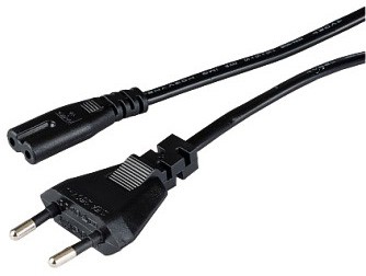 Кабель Hama H-39663 00039663 IEC C7 (2-pin) Евровилка 0.75м