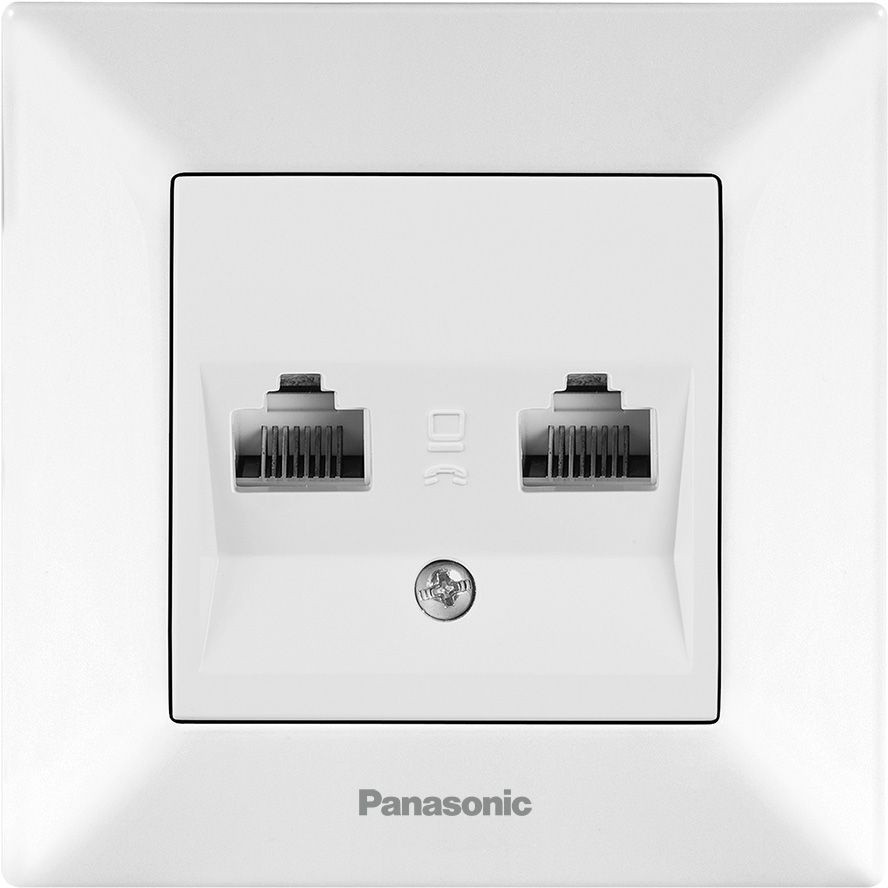 Розетка компьютерная Panasonic Arkedia (WMTC04062WH-RU) скрыт. IP20 белый (упак.:1шт)