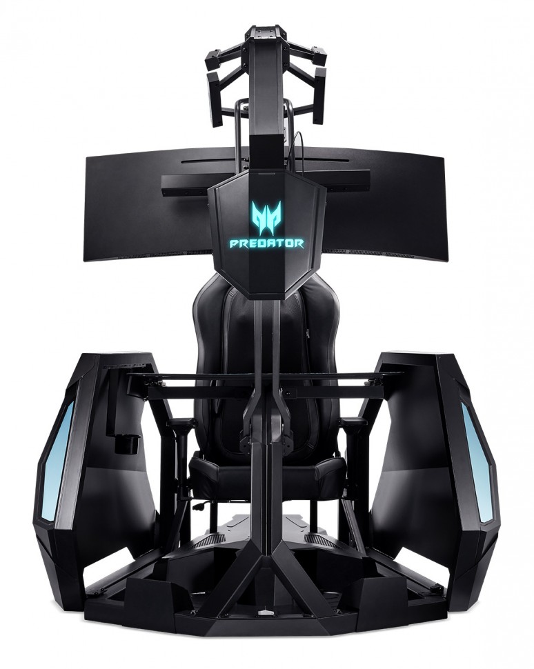 Кресло игровое Acer Predator Thronos Air PGC 900 черный сиденье черный с подголов. пластик черный