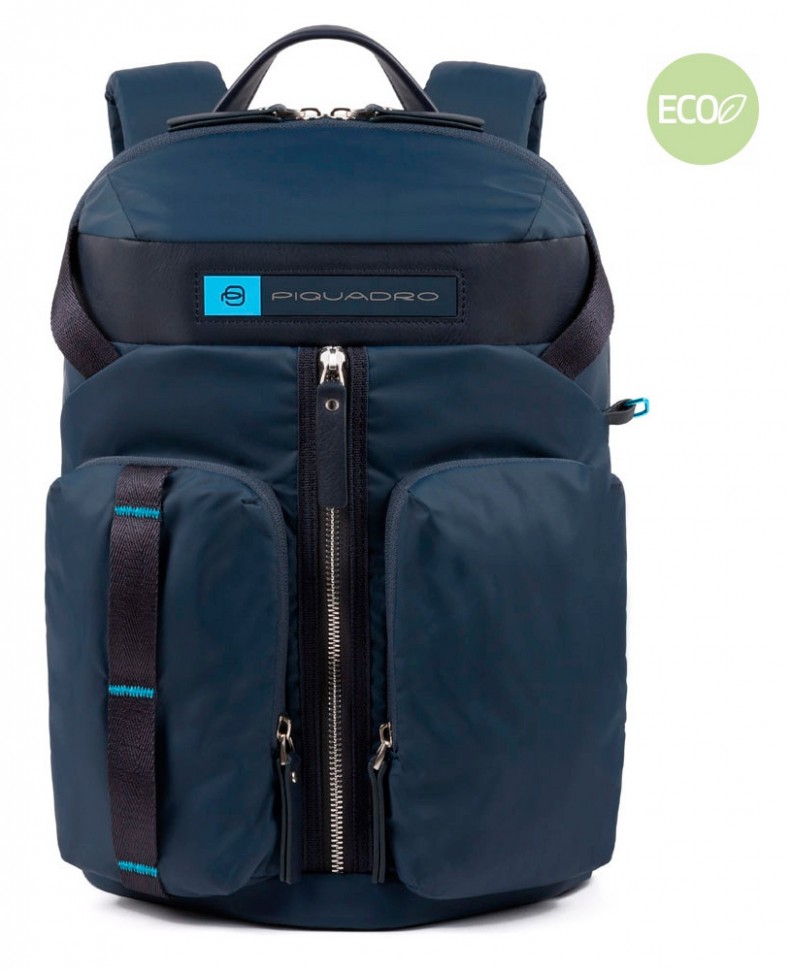 Рюкзак унисекс Piquadro Bios CA5038BIO/BLU синий нейлон