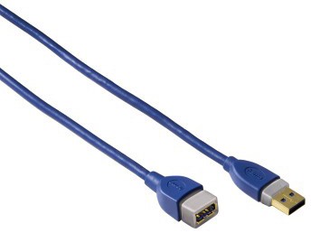 Кабель-удлинитель Hama 00039674 USB 3.0 A(m) USB 3.0 A(f) 1.8м синий