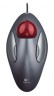 Трекбол Logitech Marble серый/серебристый/красный USB (4but)