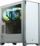 Корпус Corsair 4000D Tempered Glass белый без БП ATX 4x120mm 4x140mm 1xUSB3.0 audio bott PSU