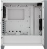 Корпус Corsair 4000D Tempered Glass белый без БП ATX 4x120mm 4x140mm 1xUSB3.0 audio bott PSU