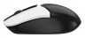 Мышь A4Tech Fstyler FG12 Panda белый/черный оптическая (1200dpi) беспроводная USB (3but)