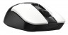 Мышь A4Tech Fstyler FG12 Panda белый/черный оптическая (1200dpi) беспроводная USB (3but)