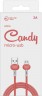 Кабель Redline Candy УТ000021984 USB (m)-micro USB (m) 1м красный