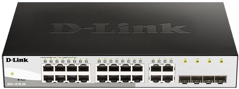 Коммутатор D-Link DGS-1210-20/FL DGS-1210-20/FL1A 20G управляемый