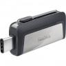 Флеш Диск Sandisk 64Gb Ultra Dual SDDDC2-064G-G46 USB3.0 серый/узор