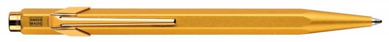 Ручка шариковая Carandache Office Goldbar (849.999) M синие чернила подар.кор.