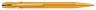 Ручка шариковая Carandache Office Goldbar (849.999) M синие чернила подар.кор.