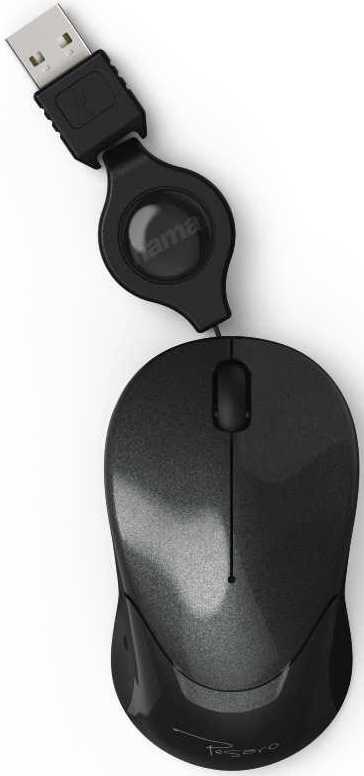 Мышь Hama Pesaro черный оптическая (1200dpi) USB (3but)
