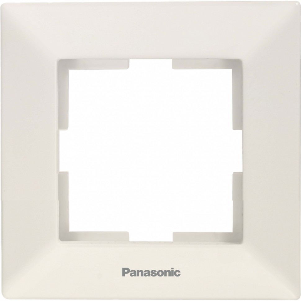 Рамка Panasonic Arkedia WMTF08012BG-RU декоративная 1x пластик бежевый (упак.:1шт)