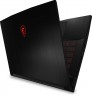 Ноутбук MSI GF63 Thin 9SCSR-1026XRU Core i7 9750H/8Gb/SSD256Gb/NVIDIA GeForce GTX 1650 Ti MAX Q 4Gb/15.6"/IPS/FHD (1920x1080)/Free DOS/black/WiFi/BT/Cam