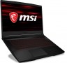 Ноутбук MSI GF63 Thin 9SCSR-1026XRU Core i7 9750H/8Gb/SSD256Gb/NVIDIA GeForce GTX 1650 Ti MAX Q 4Gb/15.6"/IPS/FHD (1920x1080)/Free DOS/black/WiFi/BT/Cam