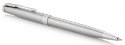 Ручка шариковая Parker Sonnet Core K526 (1931512) Stainless Steel CT M черные чернила подар.кор.