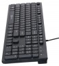 Клавиатура Оклик 500M черный USB slim Multimedia