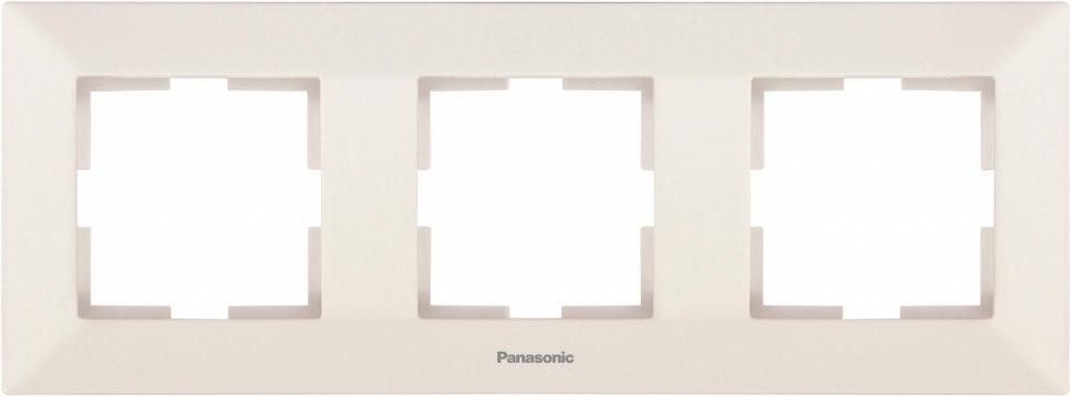 Рамка Panasonic Arkedia WMTF08032BG-RU 3x горизонтальный монтаж пластик бежевый (упак.:1шт)