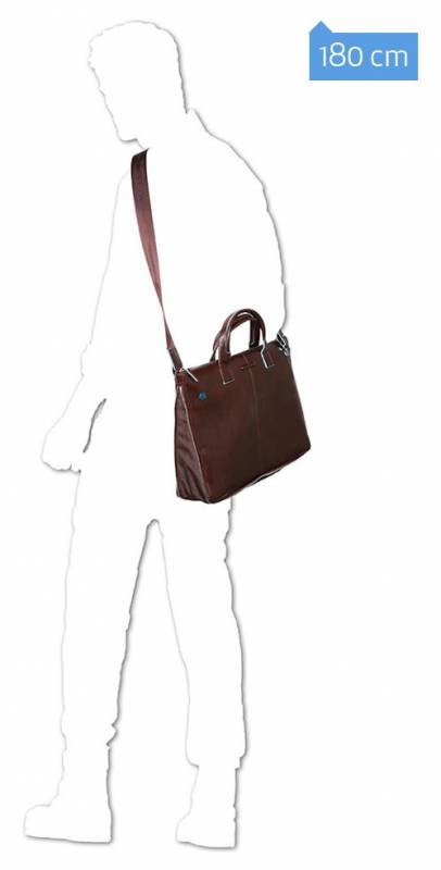 Сумка для ноутбука Piquadro Blue Square CA4021B2/R красный натур.кожа