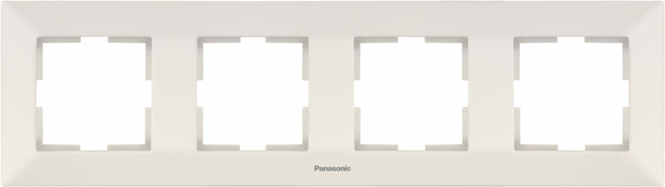 Рамка Panasonic Arkedia WMTF08042BG-RU 4x горизонтальный монтаж пластик бежевый (упак.:1шт)