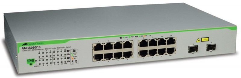 Коммутатор Allied Telesis AT-GS950/16-50 16G управляемый