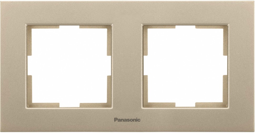 Рамка Panasonic Karre Plus WKTF08023AR-RU 2x горизонтальный монтаж металл бронза (упак.:1шт)