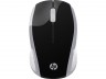 Мышь HP 200 Pk серебристый оптическая (1000dpi) беспроводная USB для ноутбука (2but)