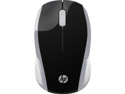 Мышь HP 200 Pk серебристый оптическая (1000dpi) беспроводная USB для ноутбука (2but)