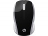 Мышь HP 200 Pk серебристый оптическая (1000dpi) беспроводная USB для ноутбука (2but)