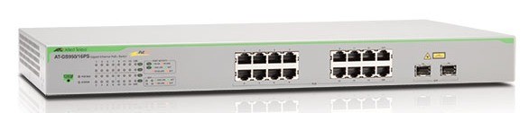 Коммутатор Allied Telesis AT-GS950/16PS-50 16G 16PoE+ 185W настраиваемый