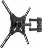 Кронштейн для телевизора Buro FL4 черный 14"-65" макс.35кг настенный поворотно-выдвижной и наклонный