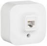 Розетка телефонная Legrand Quteo (782214) откр. белый