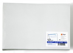 Конверт Бюрократ С40.10.50 C4 229x324мм белый силиконовая лента 90г/м2 (pack:50pcs)