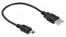 Кабель Buro OTG_MINI USB A(f) mini USB B (m) 0.2м черный