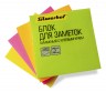 Блок самоклеящийся бумажный Silwerhof 682161-06 76x76мм 100лист. 75г/м2 неон зеленый
