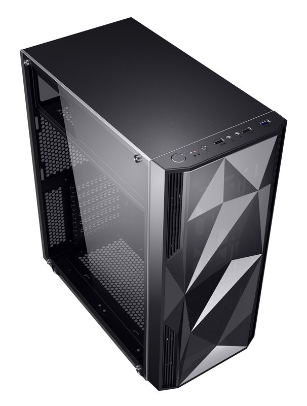 Корпус Formula F-3401 черный без БП ATX 3x120mm 2xUSB2.0 1xUSB3.0 audio
