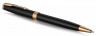 Ручка шариковая Parker Sonnet Core K530 (1931497) LaqBlack GT M черные чернила подар.кор.
