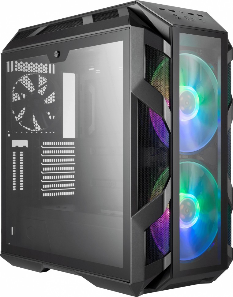 Корпус Cooler Master MasterCase H500M темно-серый без БП ATX 7x120mm 5x140mm 2x200mm 4xUSB3.0 audio bott PSU