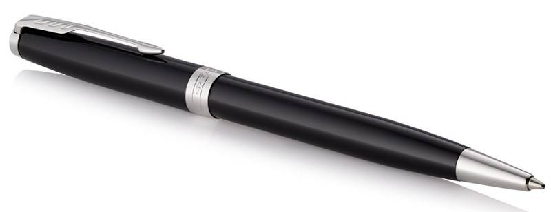 Ручка шариковая Parker Sonnet Core K530 (1931502) LaqBlack CT M черные чернила подар.кор.