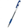 Ручка гелевая Cello TOP GEL 0.5мм резин. манжета синий индив. пакет с европодвесом