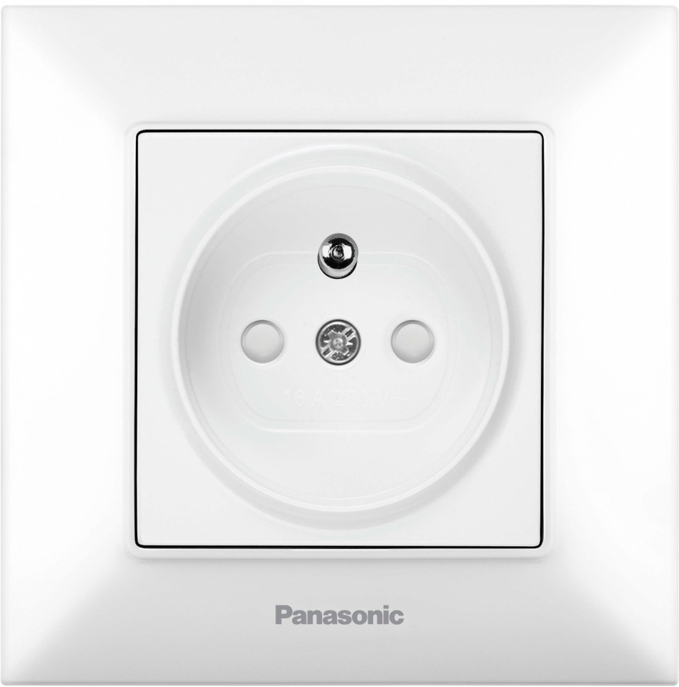 Розетка силовая Panasonic Arkedia Slim (WNTC02012WH-RU) скрыт. IP20 белый (упак.:1шт)