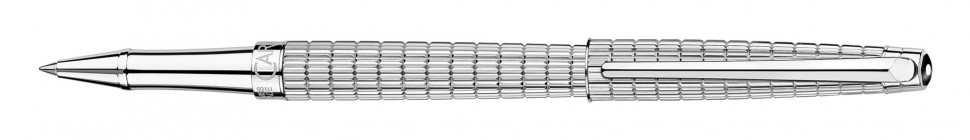 Ручка роллер Carandache Leman Slim Lights (4771.386) черные чернила подар.кор.