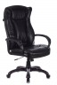 Кресло руководителя Бюрократ CH-879N черный Leather Venge Black искусственная кожа крестовина пластик