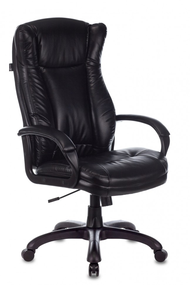 Кресло руководителя Бюрократ CH-879N черный Leather Venge Black искусственная кожа крестовина пластик