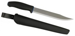 Нож Morakniv Allround 749 (1-0749) стальной разделочный лезв.205мм прямая заточка черный
