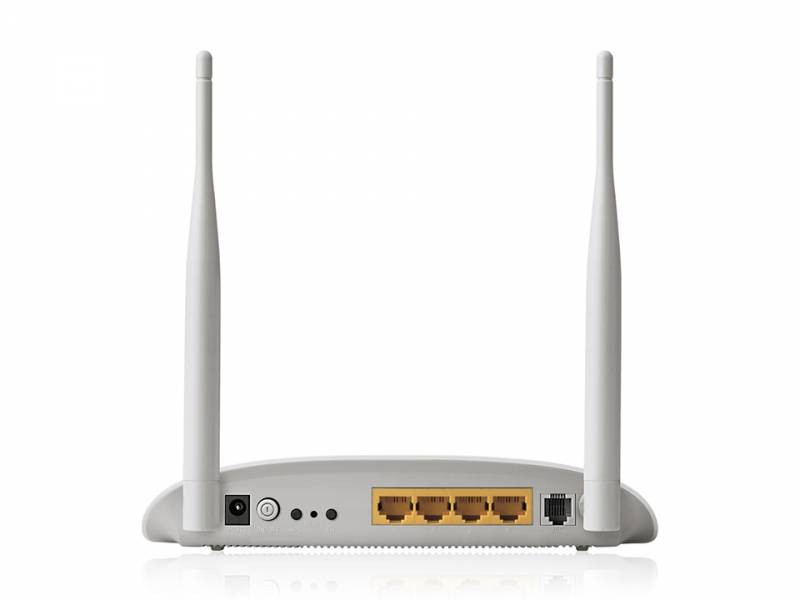 Роутер беспроводной TP-Link TD-W8961N N300 ADSL белый