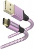 Кабель Hama 00187203 USB (m)-USB Type-C (m) 1.5м фиолетовый