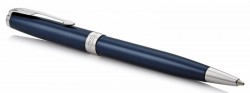 Ручка шариковая Parker Sonnet Core K539 (1931536) LaqBlue CT M черные чернила подар.кор.