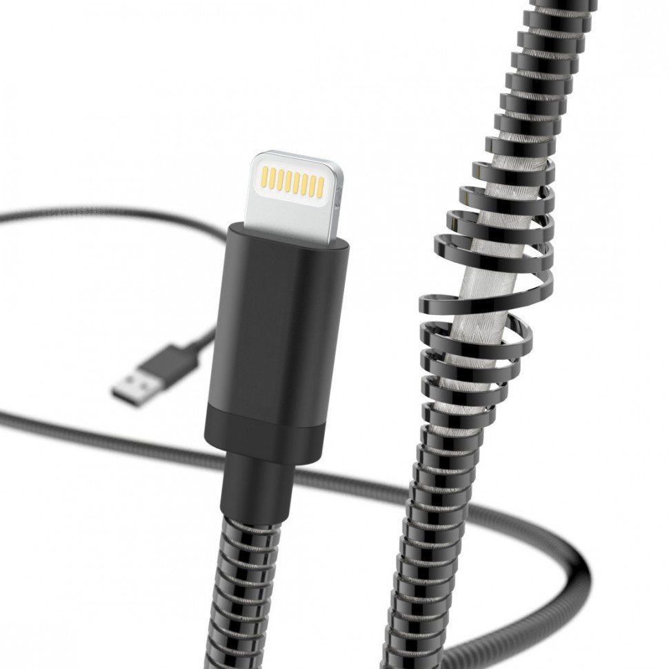 Кабель Hama 00183339 USB (m)-Lightning (m) 1.5м черный